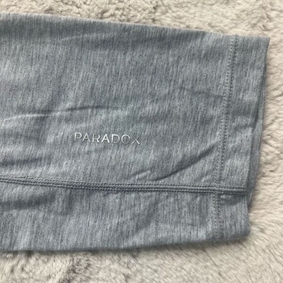 Paradox 1/4 Zip Shirt Mens Size XL Grey Merino Wool Blend Dri-release Fresh Guar - Picture 4 of 9